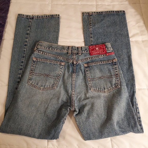 EUC Lucky Brand 100 percent cotton jeans, size 8, 29 waist American made - Picture 8 of 9